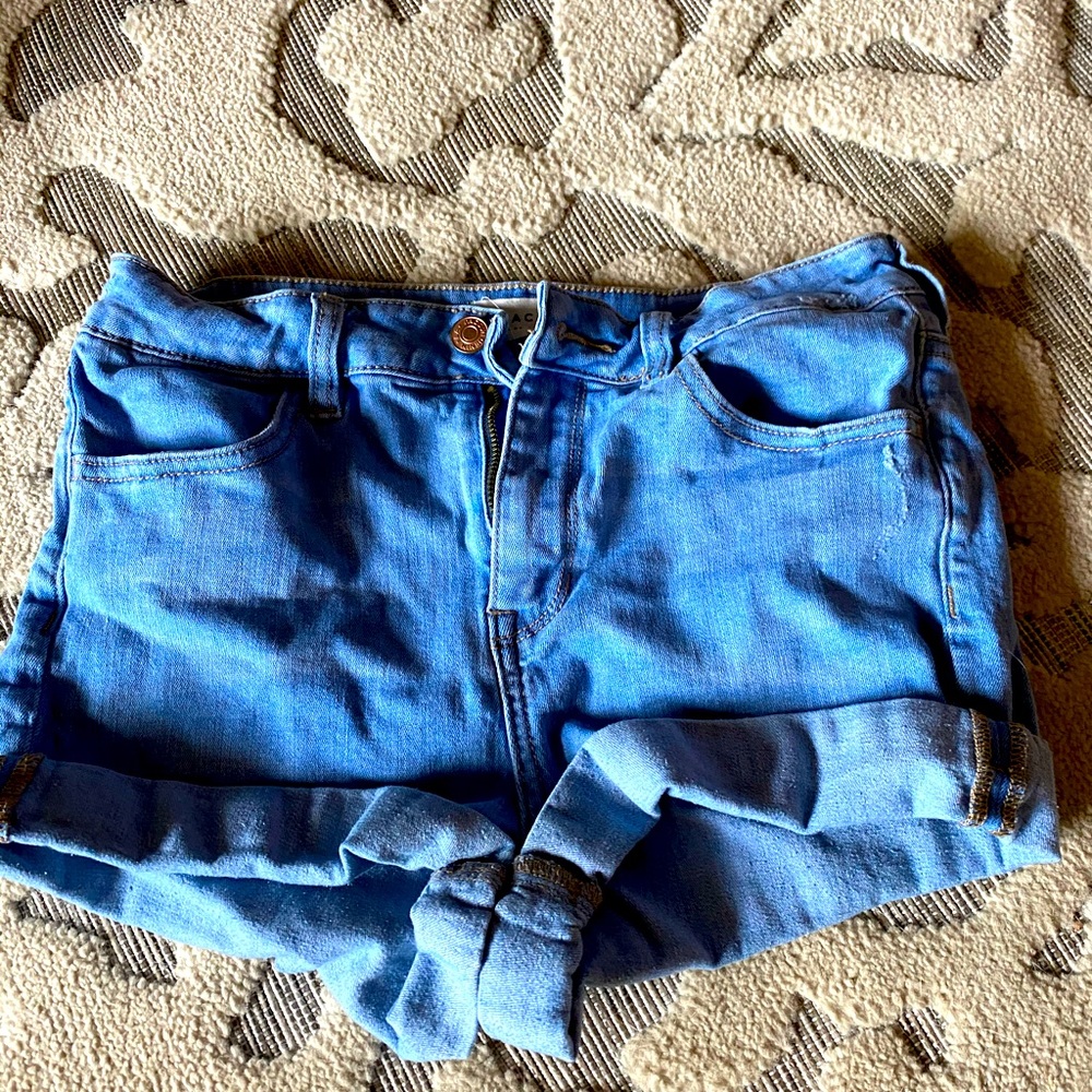 denim shorts
